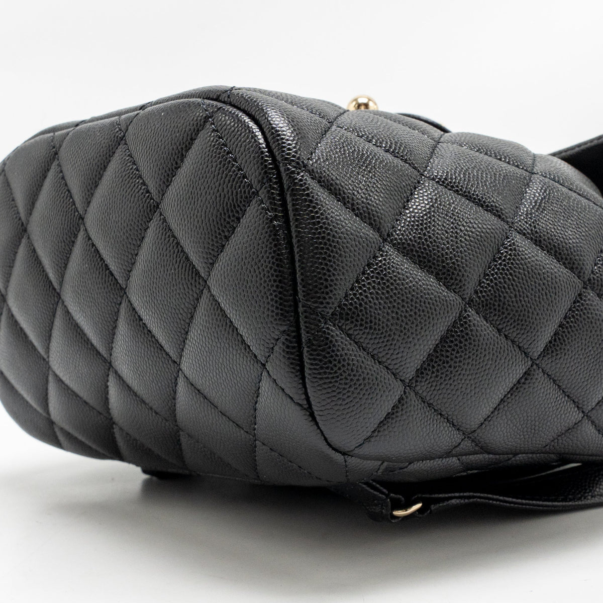 Chanel Mini Urban Spirit Backpack Caviar Black LGHW (Microchip)