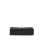 CHANEL CLASSIC DOUBLE FLAP MEDIUM BLACK CAVIAR GHW