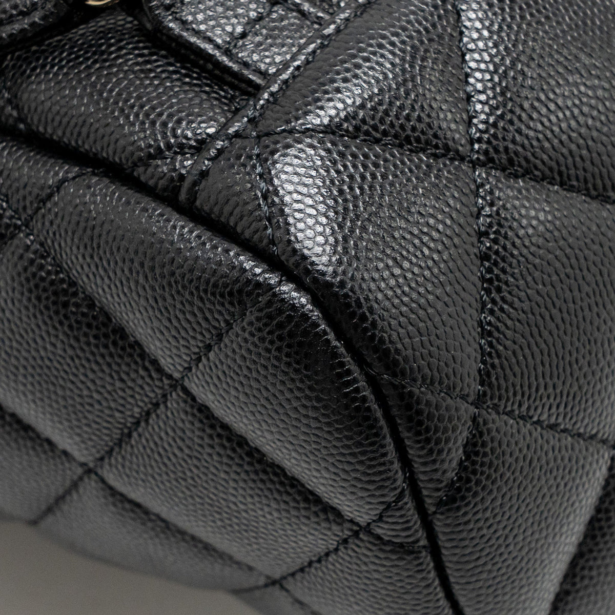 Chanel Mini Urban Spirit Backpack Caviar Black LGHW (Microchip)