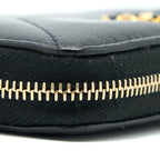 CHANEL 19 ZIP WALLET GOATSKIN BLACK GHW