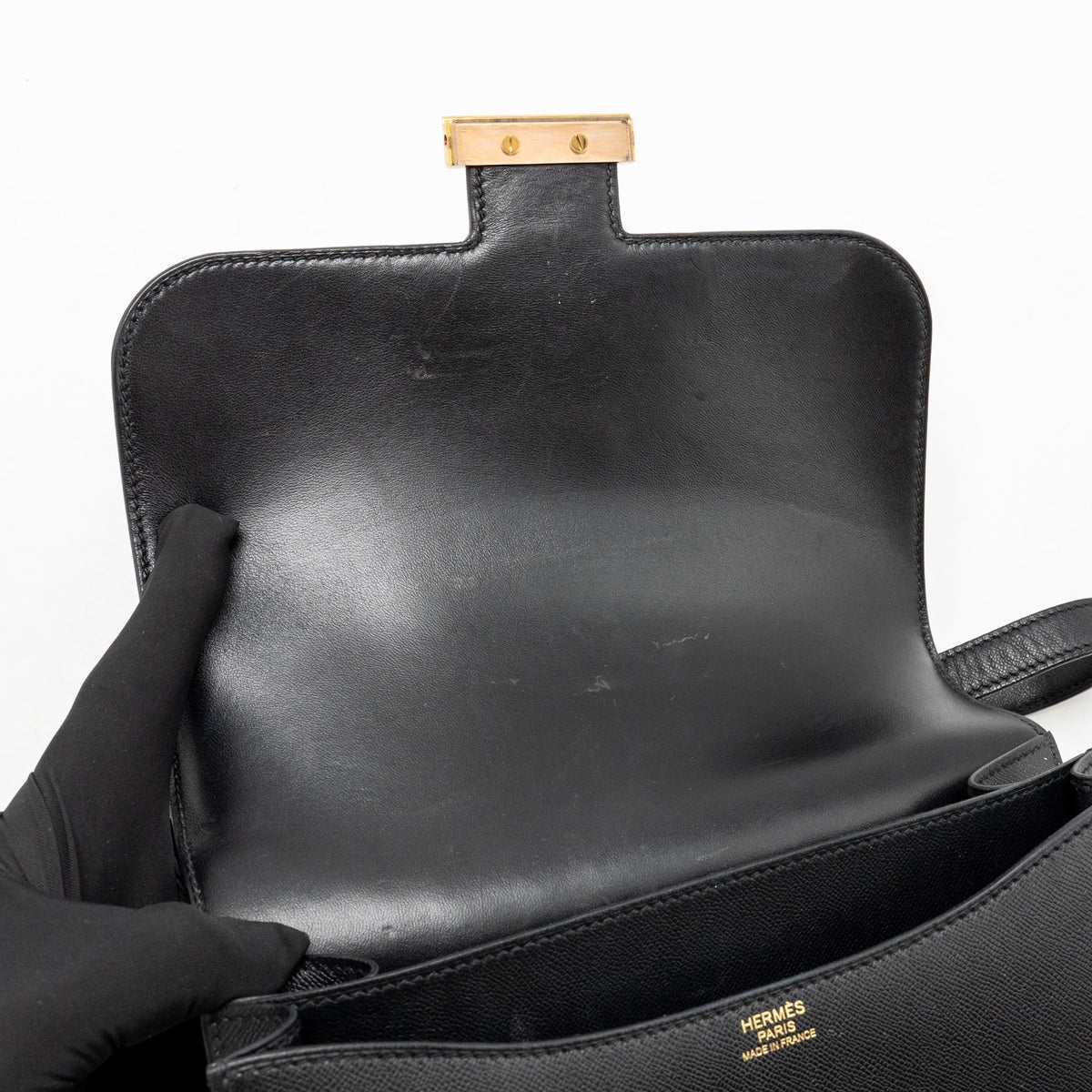 Hermes Constance 24 epsom black GHW