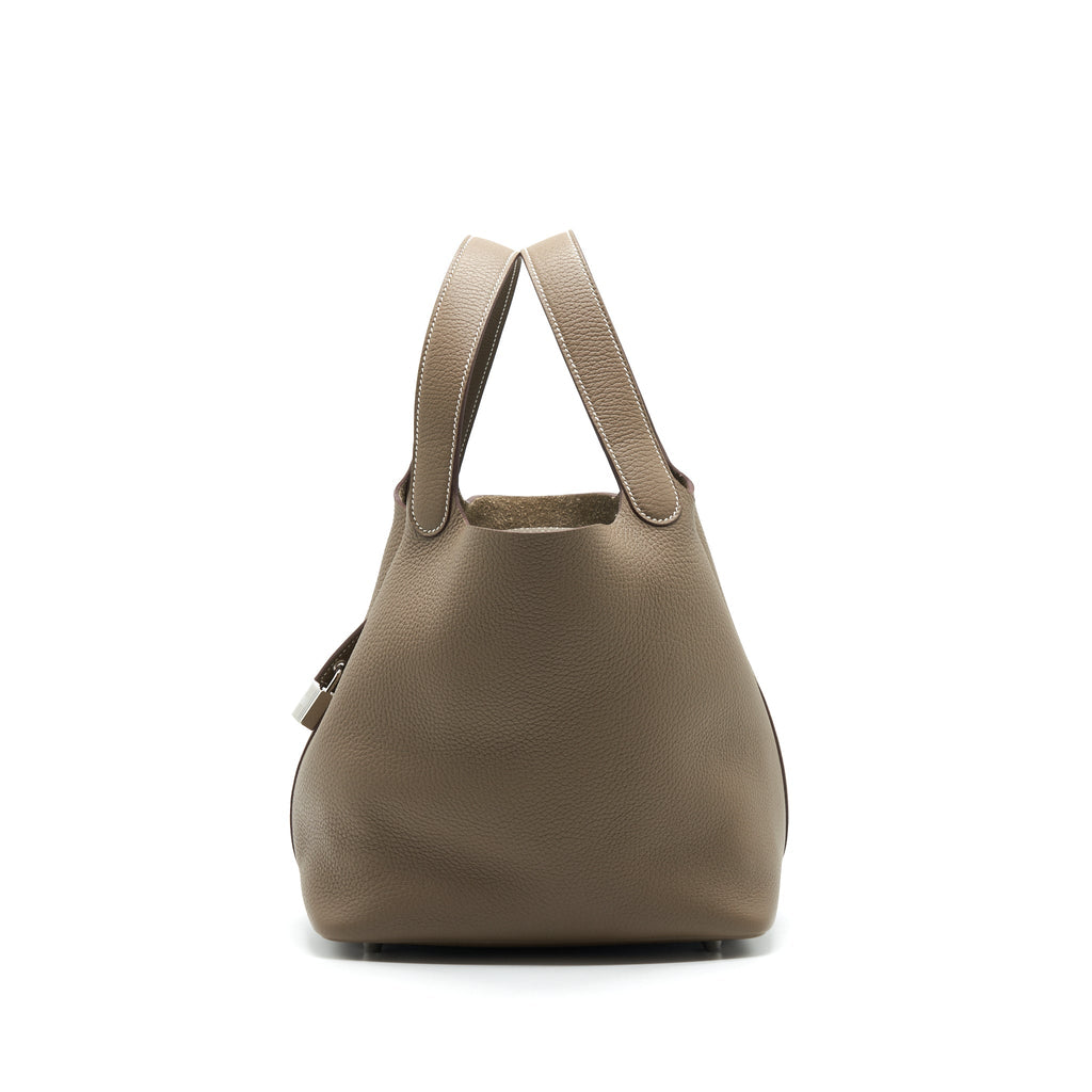 HERMES PICOTIN LOCK 22 ETOUPE SHW