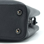 LOUIS VUITTON CAPUCINES BB TAURILLON SO BLACK WITH BLACK HARDWARE