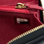 CHANEL 19 ZIP WALLET GOATSKIN BLACK GHW