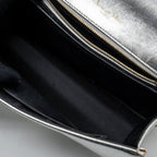 DIOR DIORAMA BAG GOATSKIN METALLIC SILVER LGHW