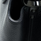 LOUIS VUITTON CAPUCINES BB TAURILLON SO BLACK WITH BLACK HARDWARE