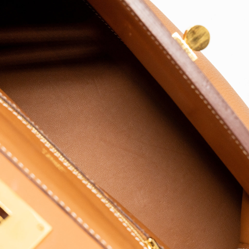 Hermes 2424 24/24-29 bag Togo/swift gold GHW