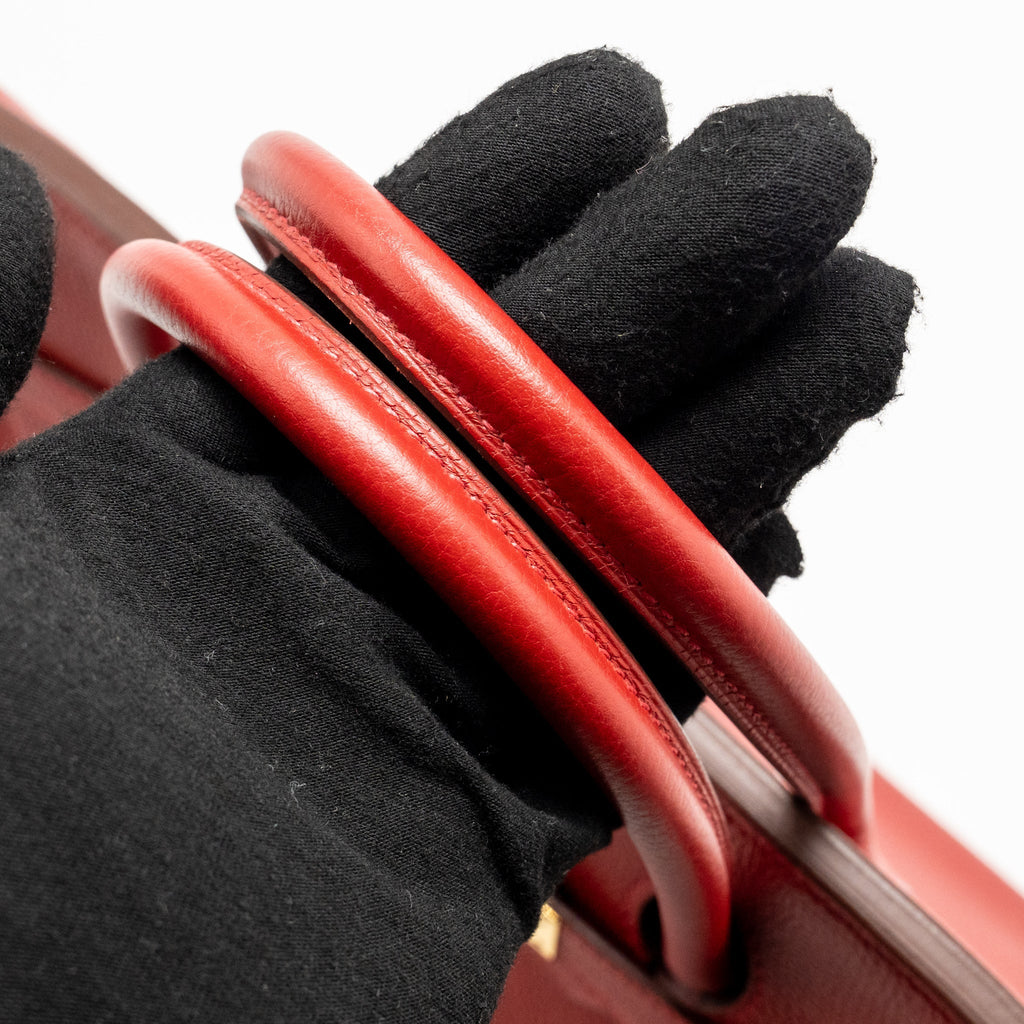 Hermes birkin 35 togo rouge vif GHW