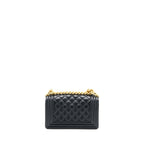 CHANEL SMALL BOY BAG CAVIAR BLACK GHW