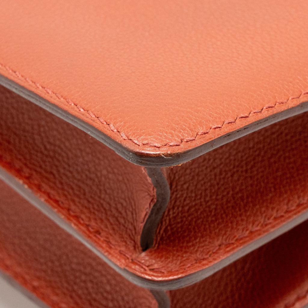 Hermes Roulis 23 Evercolor Brique GHW