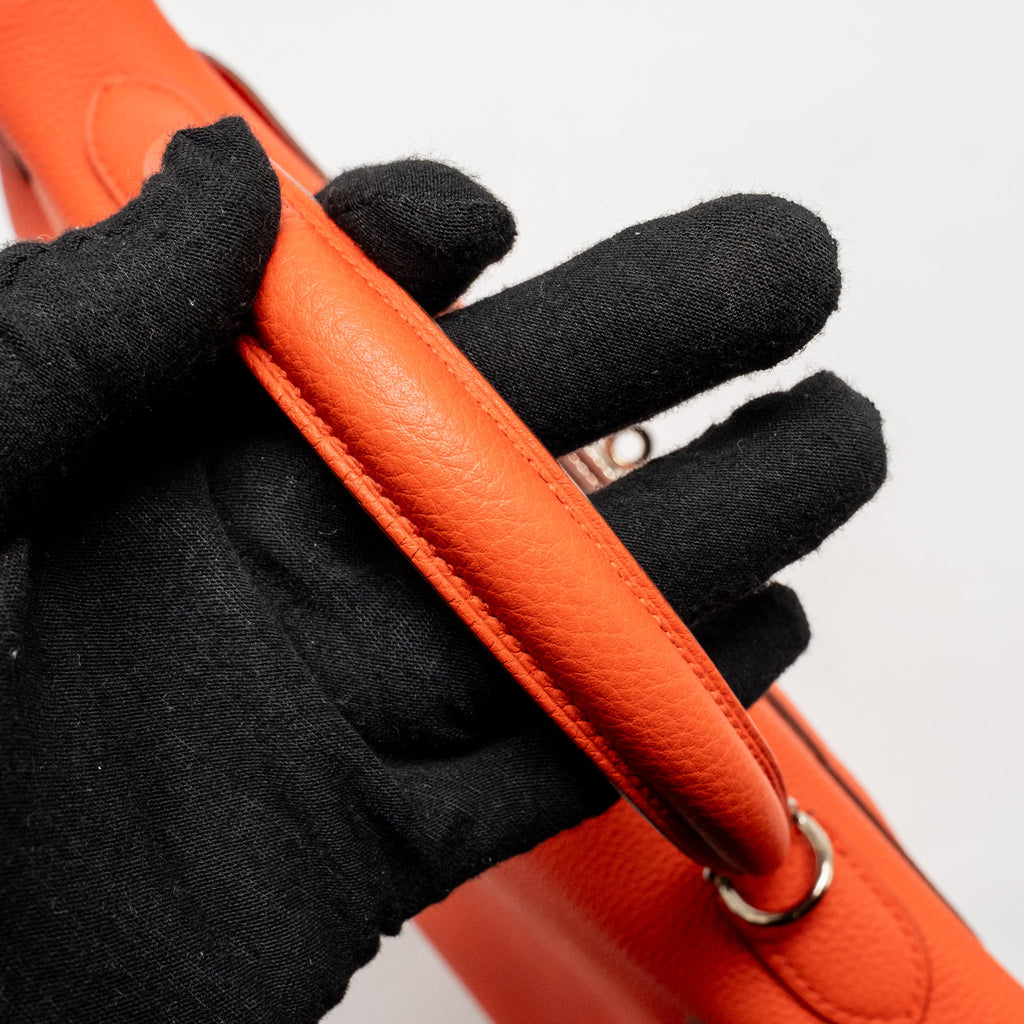 Hermes kelly 35 togo capucine SHW