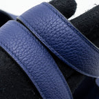 HERMES PICOTIN 18 LOCK BAG CLEMENCE BLUE ENCRE SHW