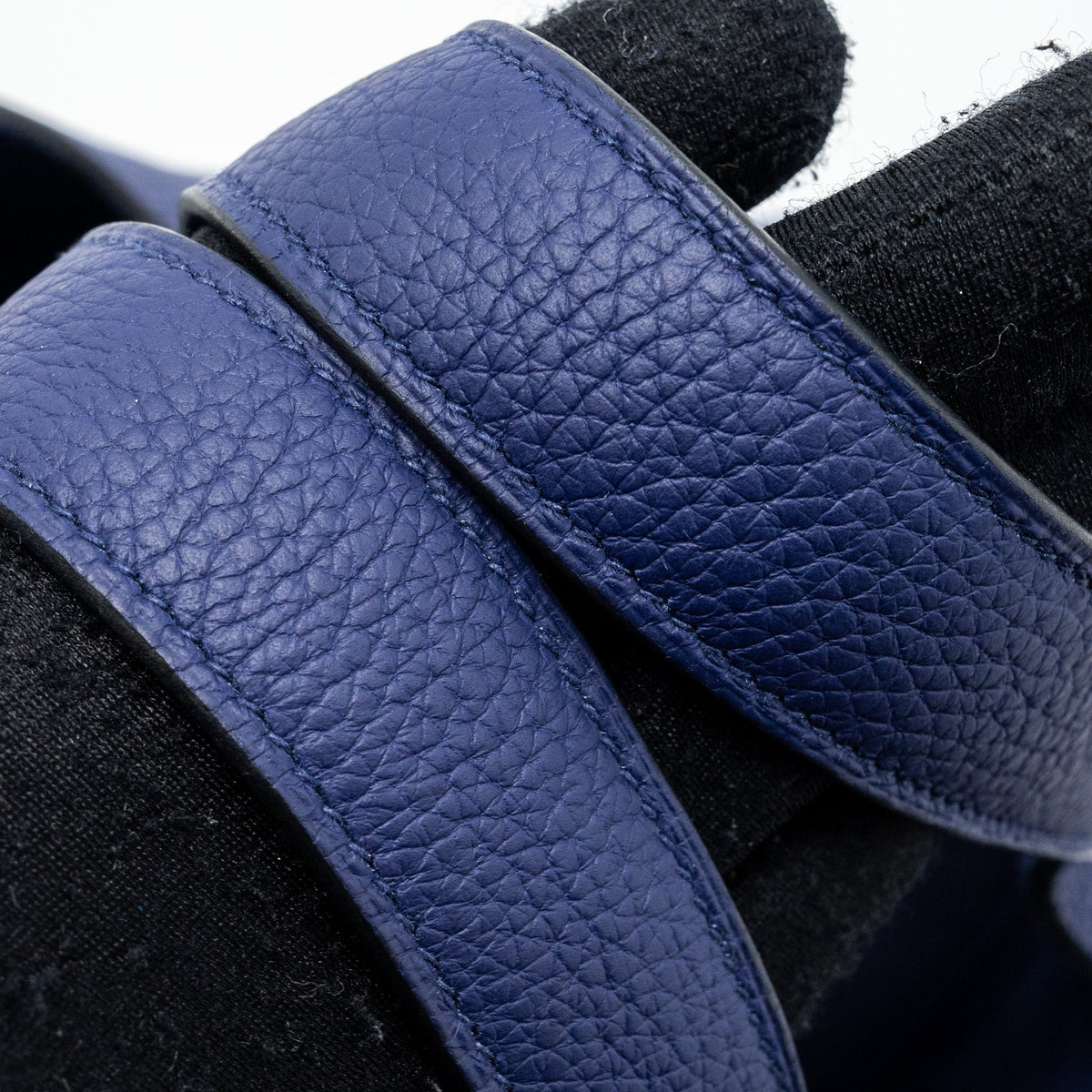 HERMES PICOTIN 18 LOCK BAG CLEMENCE BLUE ENCRE SHW