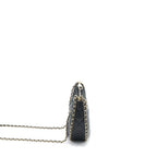 CHANEL SMALL MOON HOBO BAG LAMBSKIN BLACK LGHW (MICROCHIP)