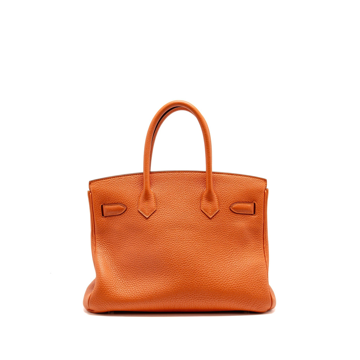 Hermes birkin 30 togo orange SHW