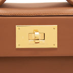 HERMES MINI 24/24 -21 BAG EVERCOLOUR AND SWIFT LEATHER GOLD GHW