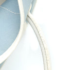 HERMES GARDEN PARTY 36 LEATHER/CANVAS LIGHT BLUE/BLANC SHW