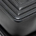 CHANEL SMALL BOY BAG CALFSKIN BLACK GHW