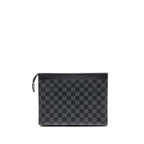 Louis Vuitton Pochette Voyage Damier Graphite Canvas Black SHW