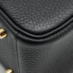 HERMES MINI LINDY II CLEMENCE BLACK GHW