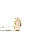 CHANEL SMALL 19 BAG GOATSKIN BEIGE WITH MULTICOLOUR HARDWARE