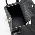 HERMES MINI LINDY CLEMENCE BLACK SHW