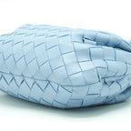 BOTTEGA VENETA MINI JODIE BAG LIGHT BLUE SHW
