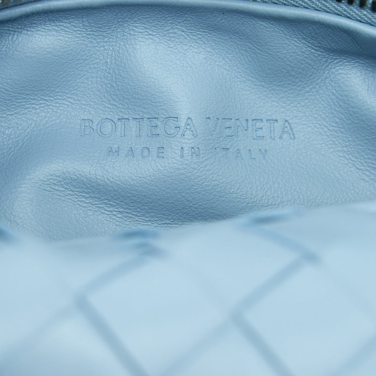 BOTTEGA VENETA MINI JODIE BAG LIGHT BLUE SHW