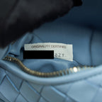 BOTTEGA VENETA MINI JODIE BAG LIGHT BLUE SHW