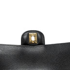 CHANEL MEDIUM CLASSIC DOUBLE FLAP BAG CAVIAR BLACK GHW