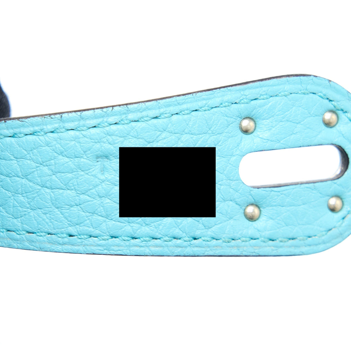 Hermes Lindy 30 Clemence 3Z Blue Saint Cyr SHW