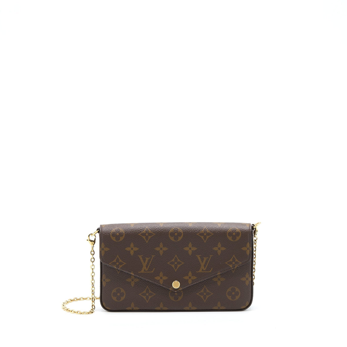 LOUIS VUITTON FELICIE POCHETTE MONOGRAM CANVAS GHW