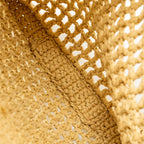 Prada Crochet raffia tote bag beige