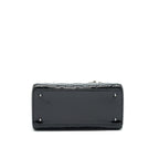 DIOR MEDIUM LADY DIOR PATENT LEATHER BLACK SHW