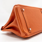 Hermes birkin 30 togo orange SHW