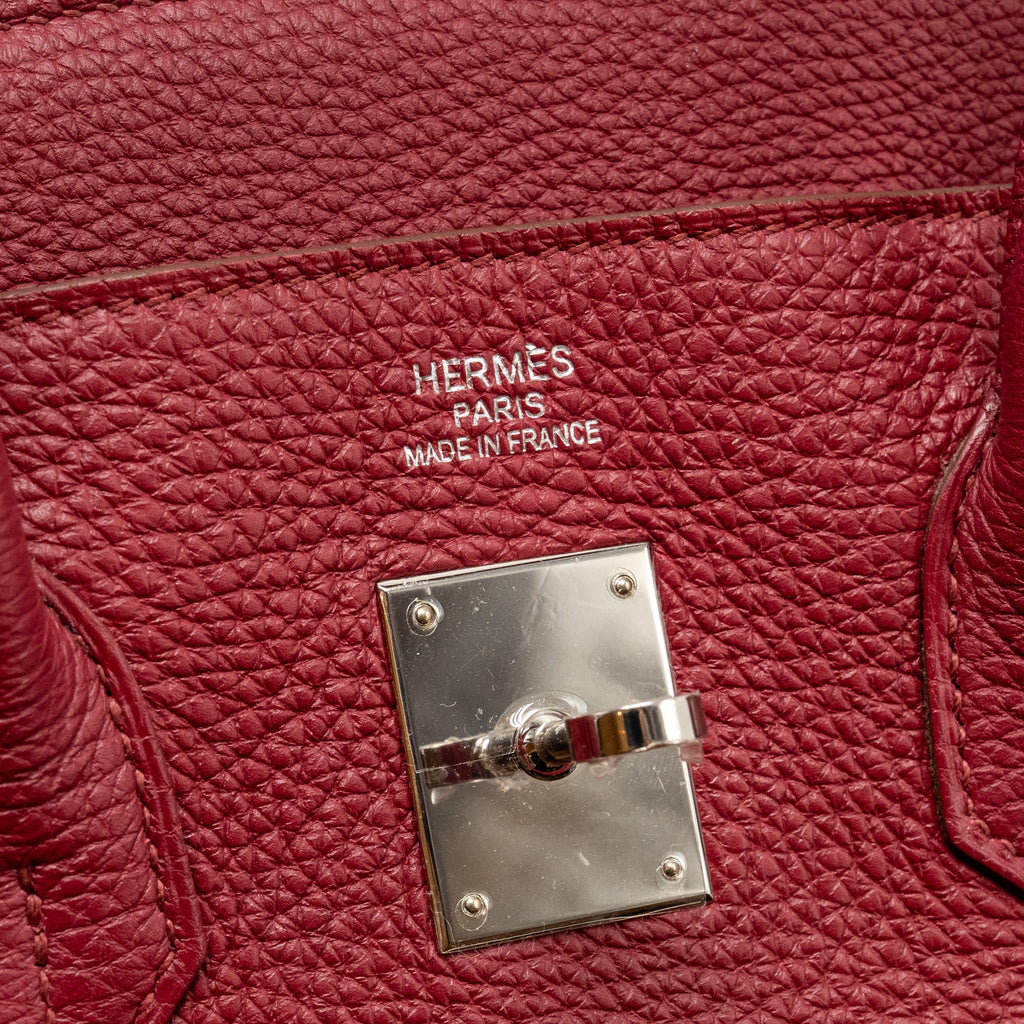 Hermes Birkin 35 clemence b5 rubis SHW