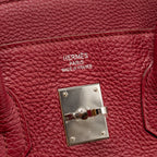 Hermes Birkin 35 clemence b5 rubis SHW