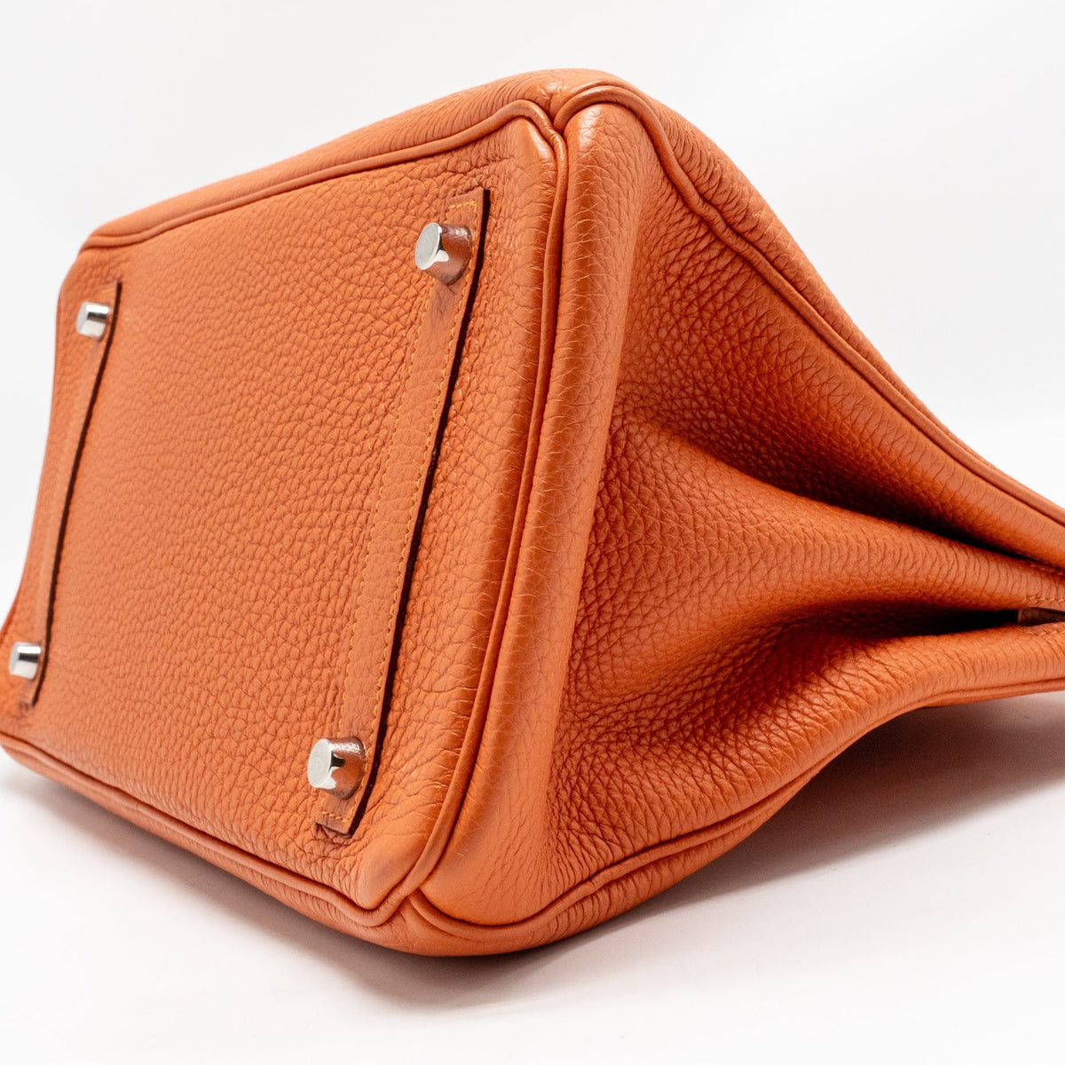 Hermes birkin 30 togo orange SHW