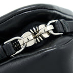 PRADA PADDED NAPPA TRIANGLE BAG BLACK SHW