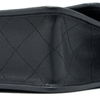 CHANEL 22K TOP HANDLE MESSENGER BAG CAVIAR BLACK BRUSHED GHW (MICROCHIP)