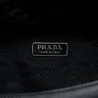 PRADA PADDED NAPPA TRIANGLE BAG BLACK SHW