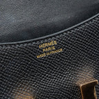 Hermes Constance Slim Epsom Black RGHW