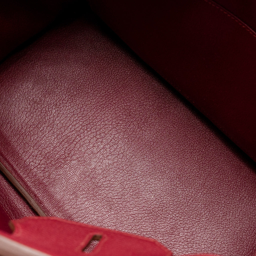 Hermes Birkin 35 clemence b5 rubis SHW
