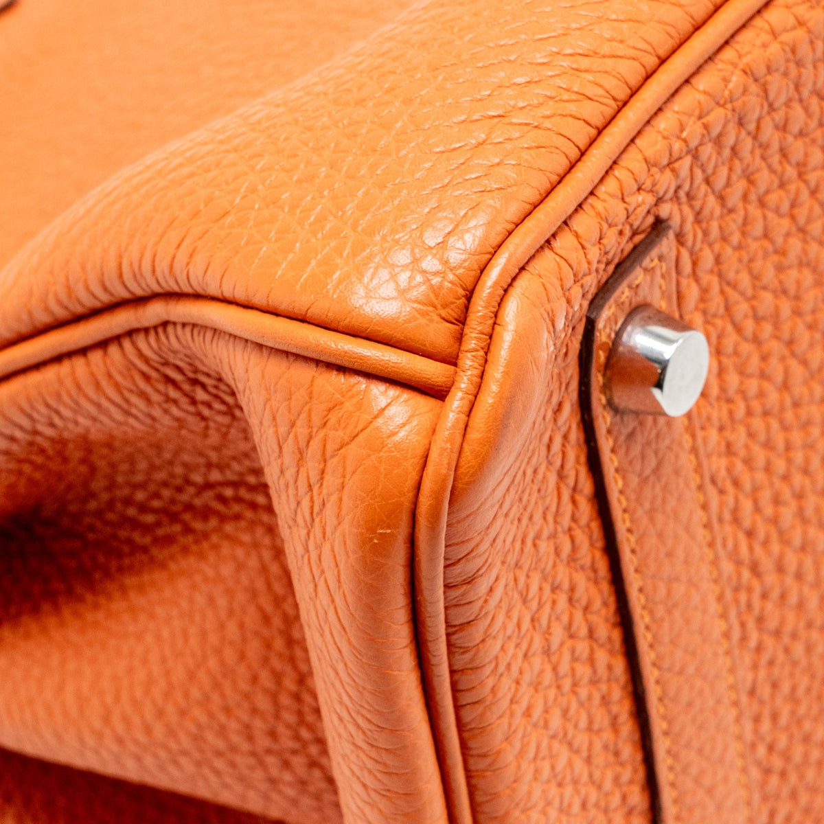 Hermes birkin 30 togo orange SHW