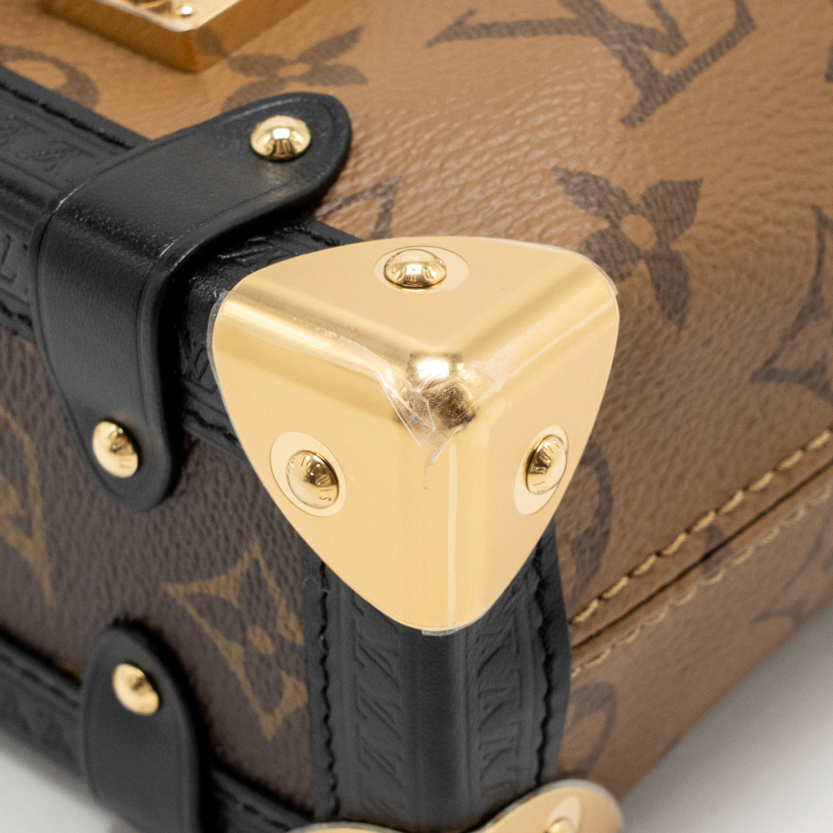 Louis Vuitton side trunk pm reverse monogram canvas GHW