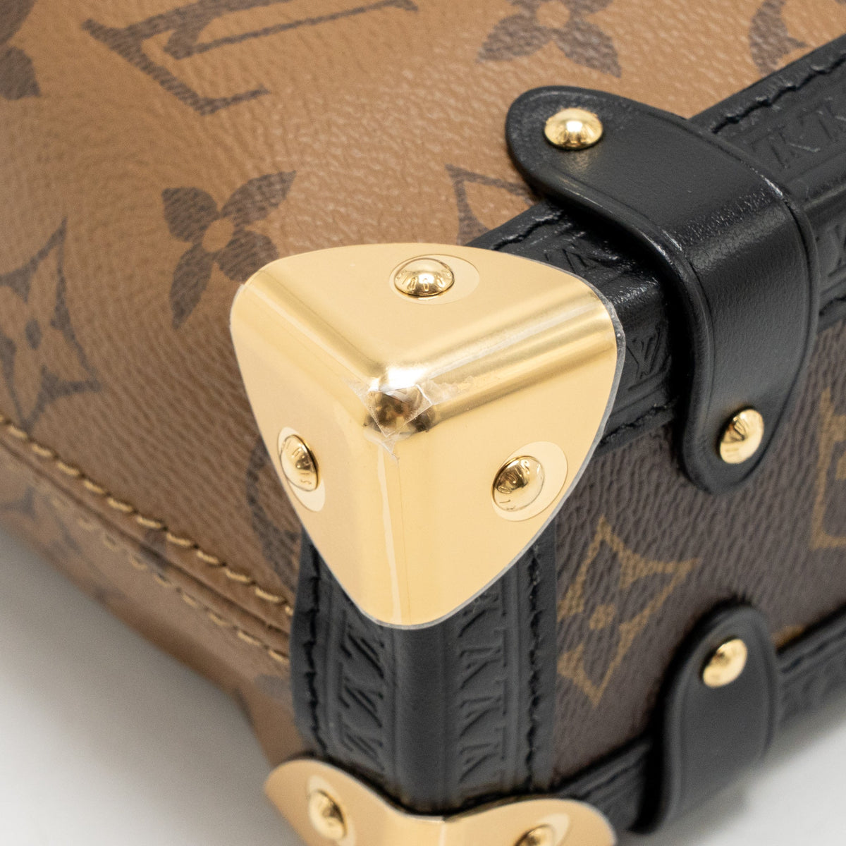 Louis Vuitton side trunk pm reverse monogram canvas GHW