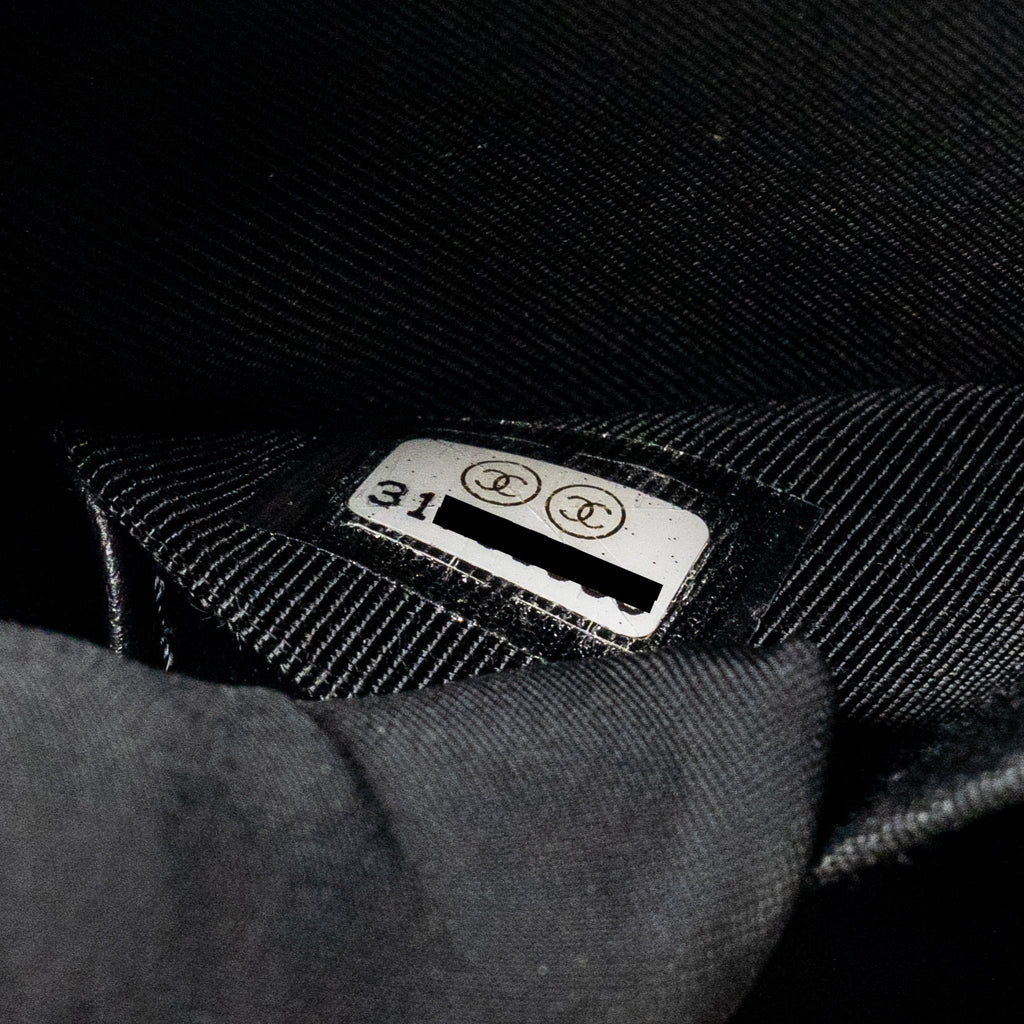 Chanel Top Handle Round Vanity Case Caviar Black LGHW
