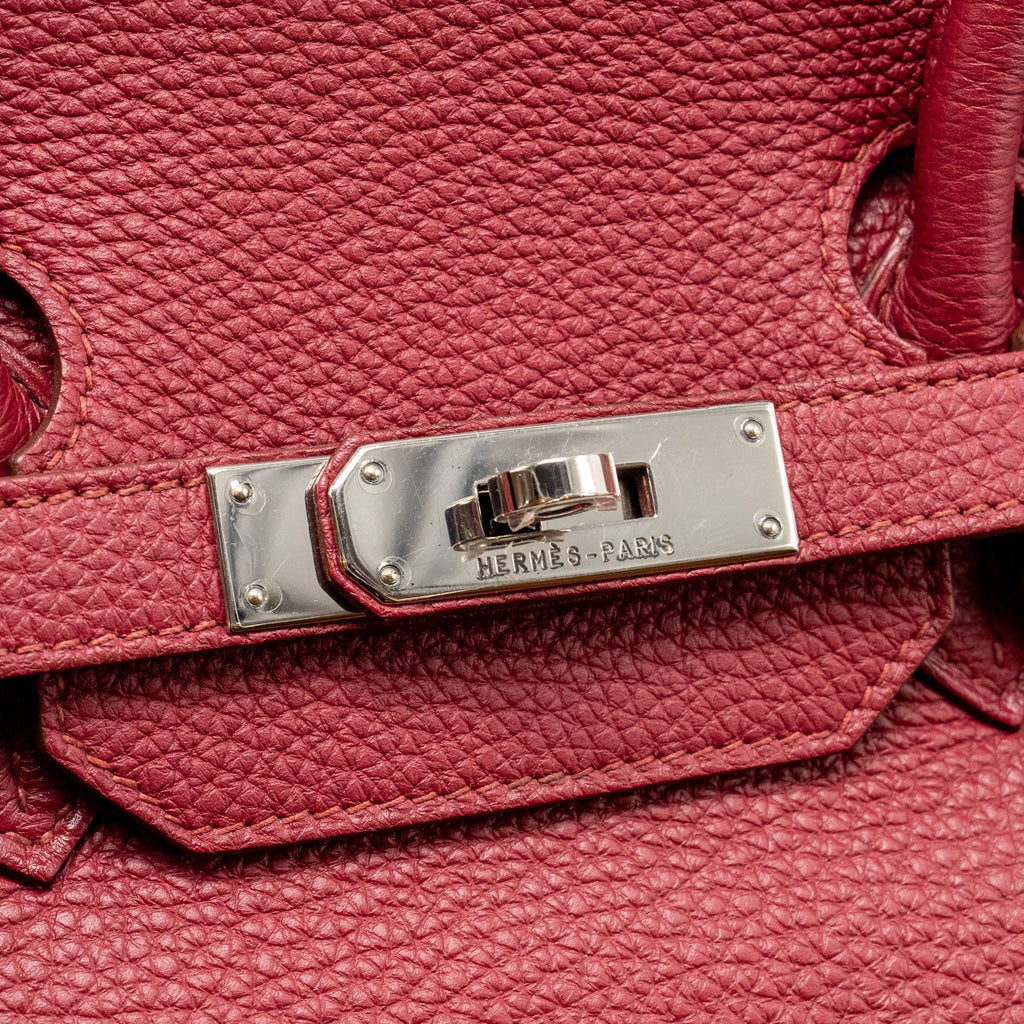 Hermes Birkin 35 clemence b5 rubis SHW