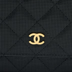 CHANEL LIMITED WALLET ON CHAIN CALFSKIN BLACK GHW