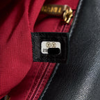 CHANEL SMALL 19 BAG GOATSKIN BLACK MULTICOLOURED HARDWARE